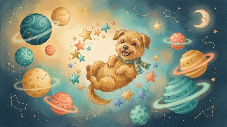 Pet scientist, pet cosmonaut, forever pioneer — a storybook tribute to Laika's spirit of adventure.